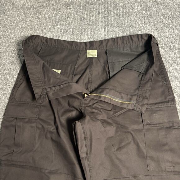 Rothco Cargo Pants Mens XL Black BDU Tactical Military Workwear Security Outdoor - Picture 3 of 16